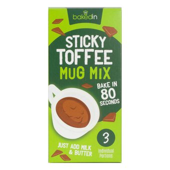 Bakedin Sticky Toffee Mug Mix 3 Pack