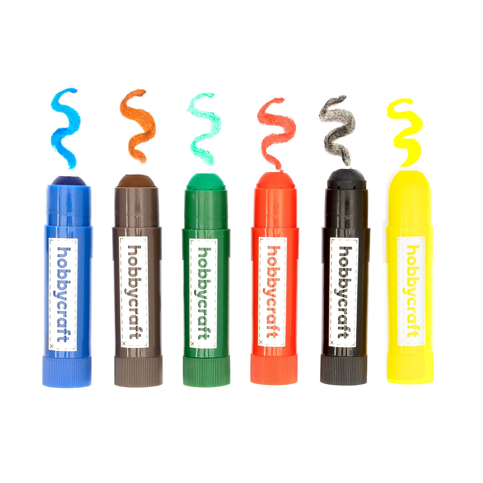 Primary Paint Sticks 6 Pack Hobbycraft