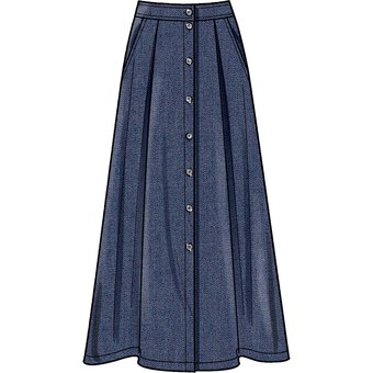 Simplicity Skirt in Three Lengths Sewing Pattern S9267 (16-24) image number 3