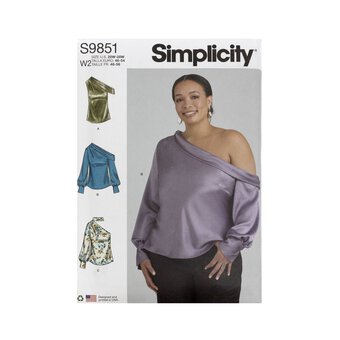 Simplicity Women's Tops Sewing Pattern S9851 (W2 20W-28W)