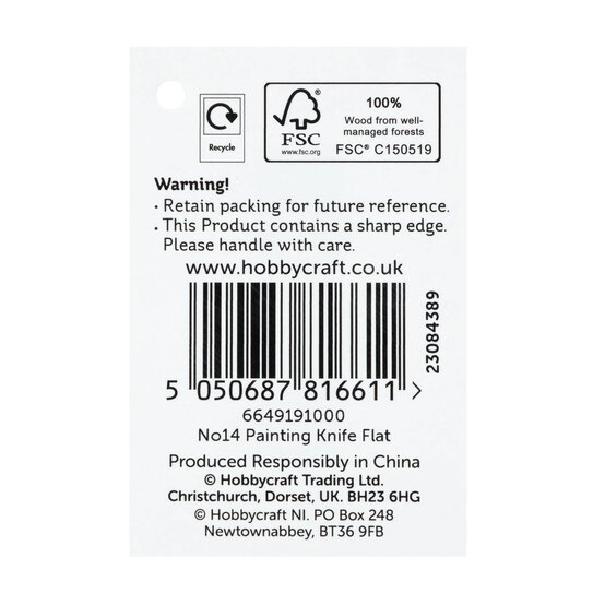 Flat No. 14 Palette Knife image number 6