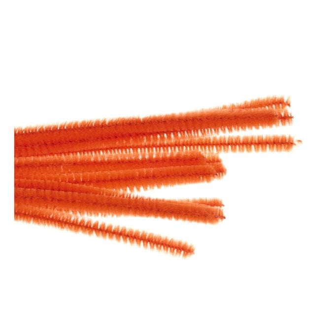 Orange Pipe Cleaners 12 Pack image number 1