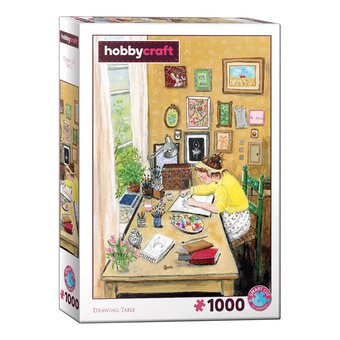 Drawing Table Jigsaw Puzzle 1000 Pieces