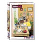 Drawing Table Jigsaw Puzzle 1000 Pieces image number 1