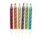 Metallic Rainbow Candles 12 Pack image number 3