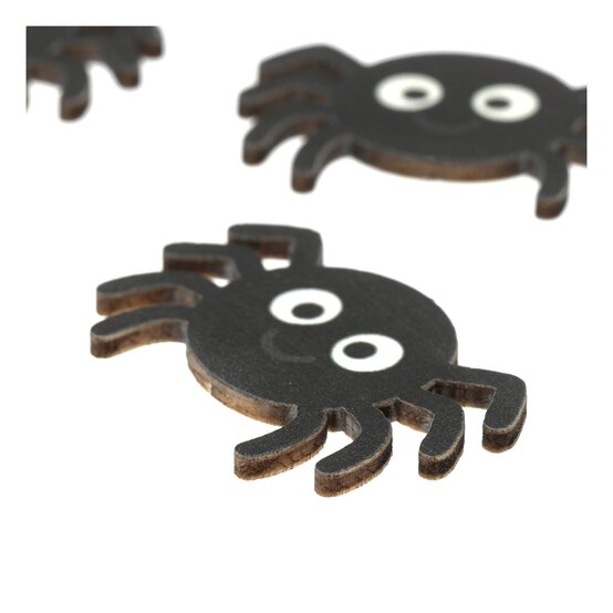 Spider Wooden Toppers 4 Pack image number 4