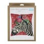 Trimits Zebra Cross Stitch Cushion Kit 40cm x 40cm image number 1