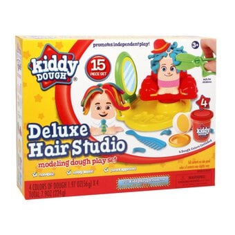 Kiddy Dough Deluxe Hair Studio Modelling Play Set