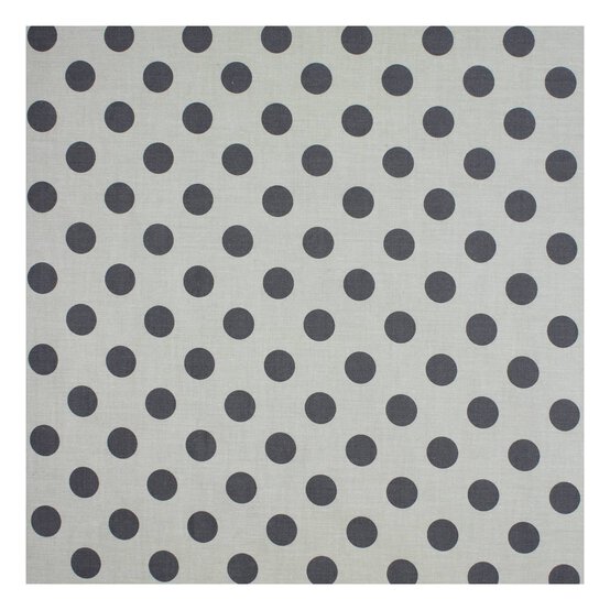 Charcoal Hometown Chambray Dots Fabric by the Metre image number 2