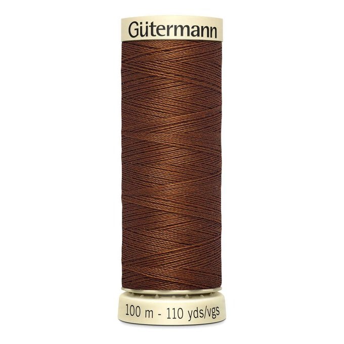 Gutermann Brown Sew All Thread 100m (650) image number 1