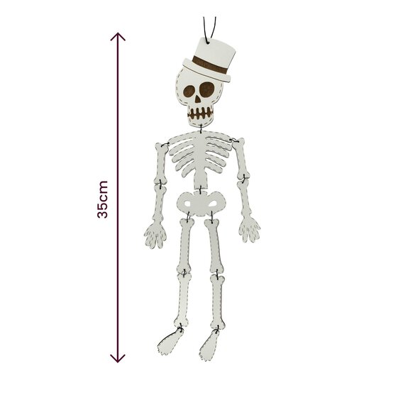 Hanging Skeleton Decoration 35cm image number 4