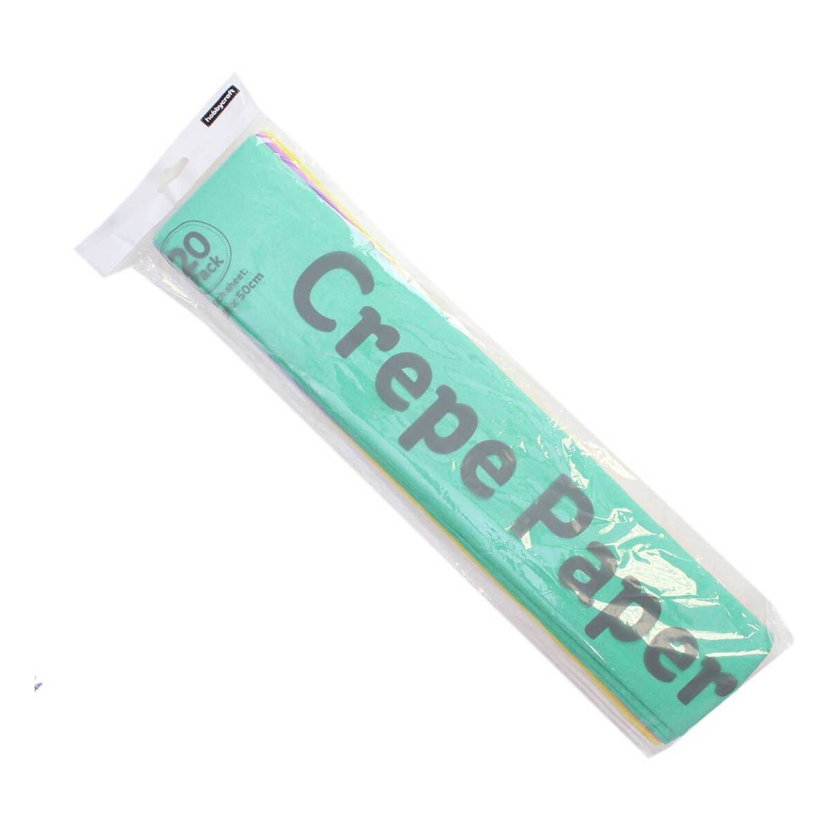 Spring Pastel Crepe Paper 100cm x 50cm 6 Pack Hobbycraft