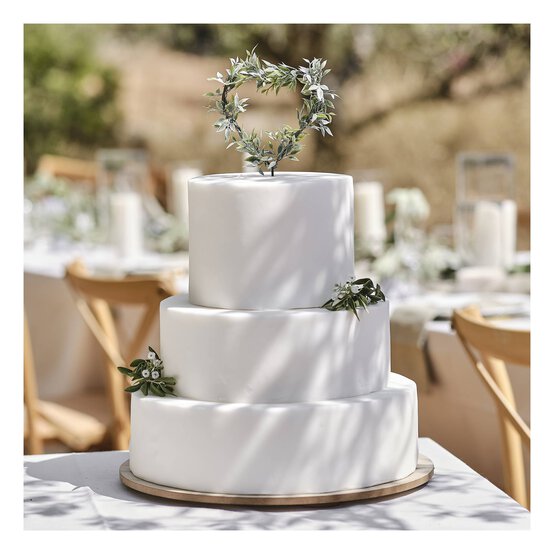 Ginger Ray Foliage Heart Cake Topper image number 3