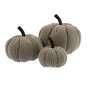 Grey Cord Pumpkin 17cm image number 3