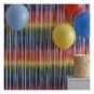 Create & Celebrate Blue Foil Fringe Curtain 1m x 2m image number 2