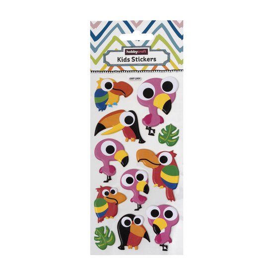 Bird Puffy Stickers  image number 3