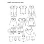 Simplicity Babies' Separates Sewing Pattern 1447 image number 2