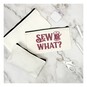 White Canvas Pouch 28cm x 14cm image number 2