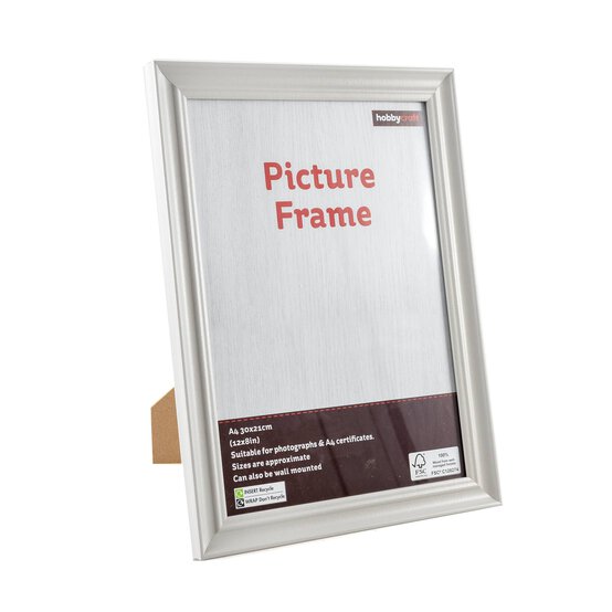 Vintage Grey Picture Frame A4  image number 1