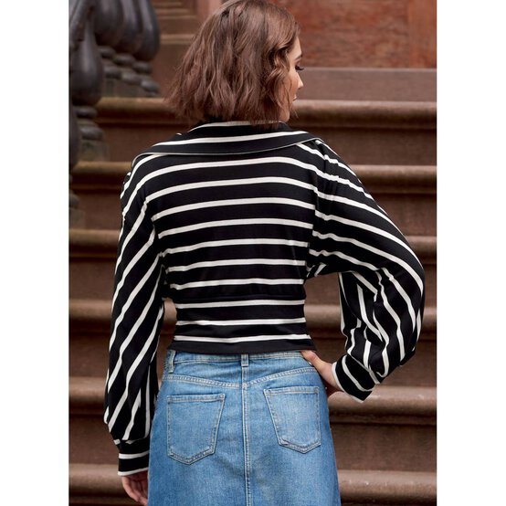 McCall’s Beverley Tops Sewing Pattern M8145 (16-24) image number 6