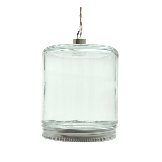 Fillable Glass Mason Jar Hanging Decoration image number 1