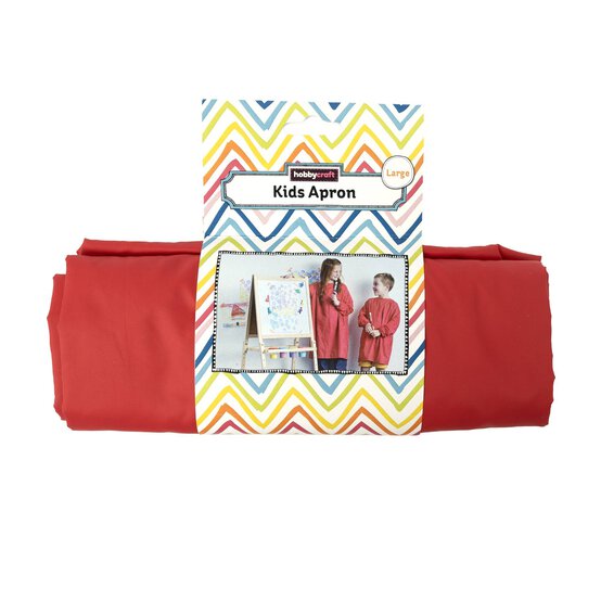 Large Red Kids’ Apron image number 7