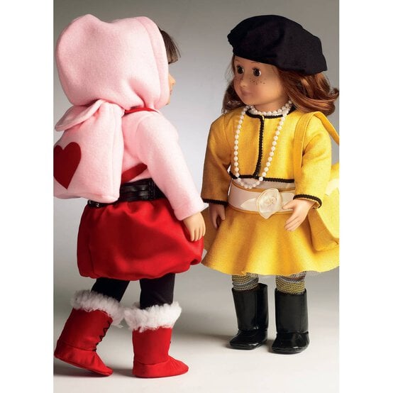 McCall&rsquo;s Doll Clothes Sewing Pattern M6669 image number 4