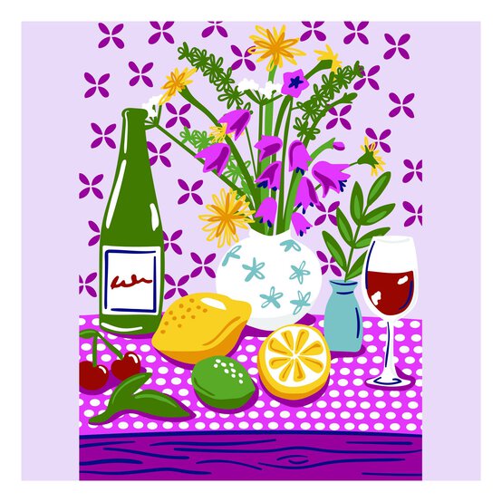 Still Life Paint by Numbers Canvas Roll image number 3