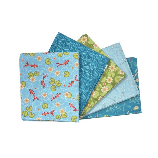 Shimmering Waters Cotton Fat Quarters 5 Pack image number 1