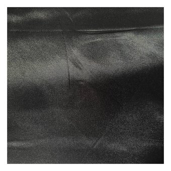 Black Silky Satin Fabric by the Metre | Hobbycraft