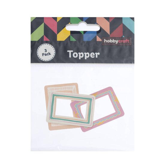 Let&rsquo;s Party Photo Frame Card Toppers 3 Pack image number 4