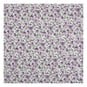 Lilac Ditsy Floral Crinkle Print Fabric by the Metre image number 2