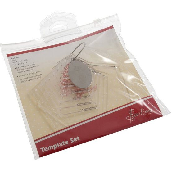 Sew Easy Mini Pentagon Template Set image number 3