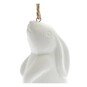 Hanging Ceramic Sitting Bunny Decoration 8cm image number 3