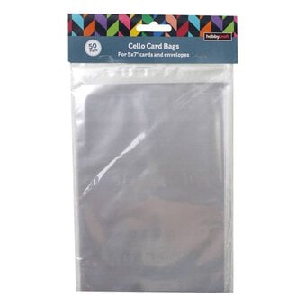Clear Cello Bags 5 x 7 Inches 50 Pack