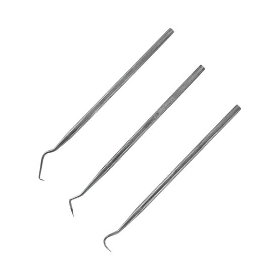 Modelcraft Silver Durable Pack Of 3 Stainless Steel Probes : Small
