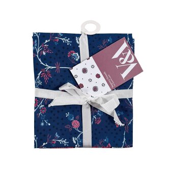 V&A Duchess Dowery Wildflowers Cotton Fat Quarters 4 Pack