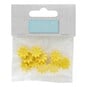 Trimits Yellow Happy Flower Craft Buttons 10 Pieces image number 2