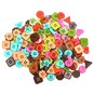 Hobbycraft Button Jar Subdued Colour Shapes Assorted image number 6