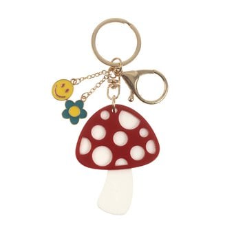 Mushroom Keyring