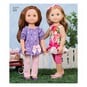 Simplicity Doll Clothes Sewing Pattern 8574 image number 1