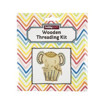 Elephant Wooden Threading Kit