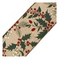 Holly and Mistletoe Wire Edge Printed Ribbon 63mm x 3m image number 4