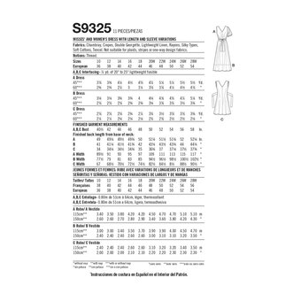 Simplicity Women's Dresses Sewing Pattern S9325 (AA 10-18)