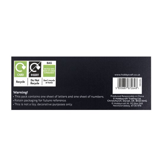 Silver Metallic Alphabet Stickers 100 Pieces image number 5