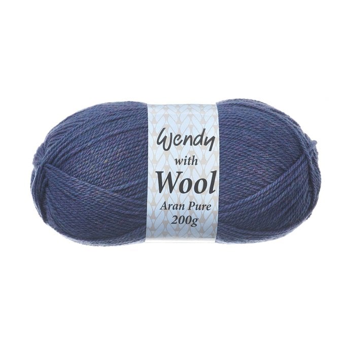Wendy Loch Pure Wool Aran Yarn 200g image number 1