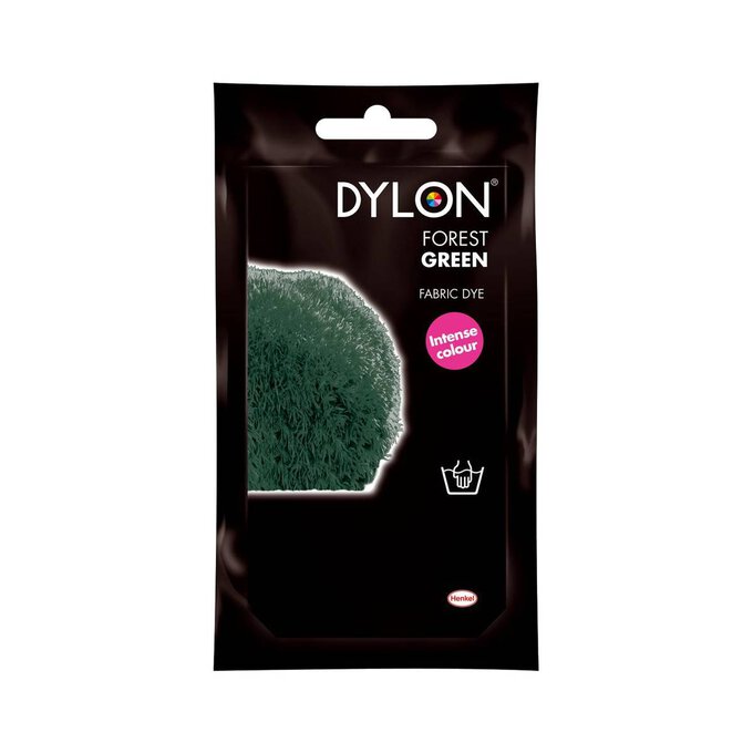 Dylon Forest Green Hand Wash Fabric Dye 50g Hobbycraft