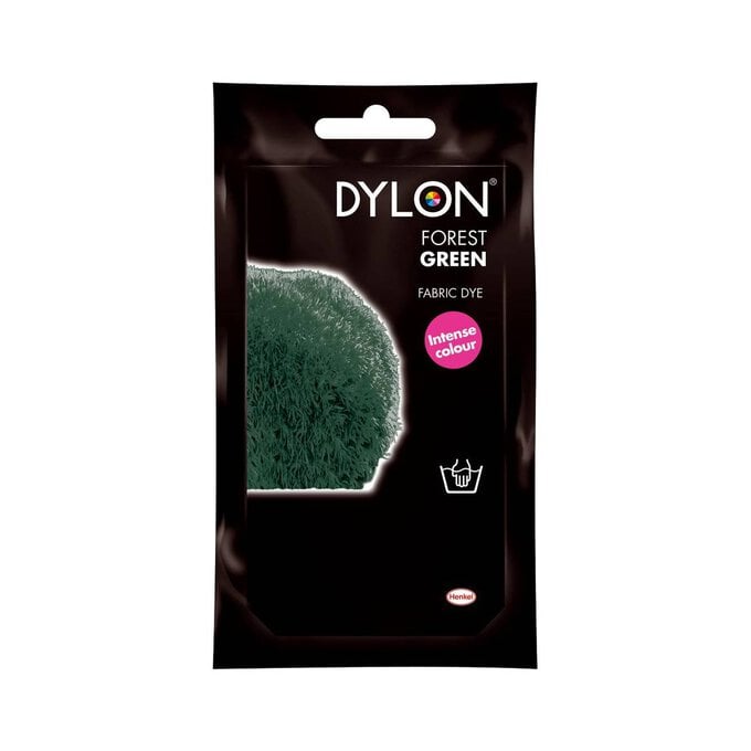 Dylon Forest Green Hand Wash Fabric Dye 50g image number 1