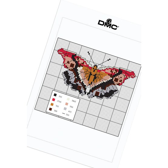FREE PATTERN DMC Butterfly Lily Cross Stitch 0085 image number 6