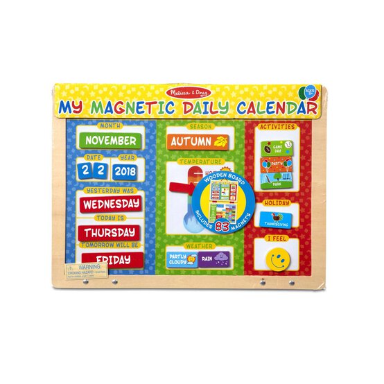 Melissa & Doug Magnetic Daily Calendar image number 1